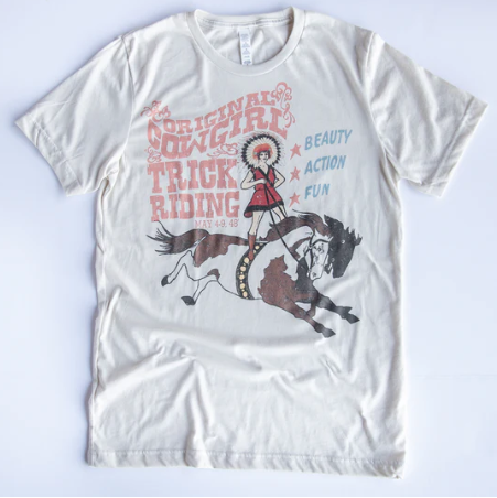 Original Cowgirl Clothing T-Shirts: Trick Rider - OutWest Shop