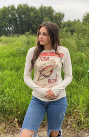 Original Cowgirl Clothing Turn & Burn Thermal Front