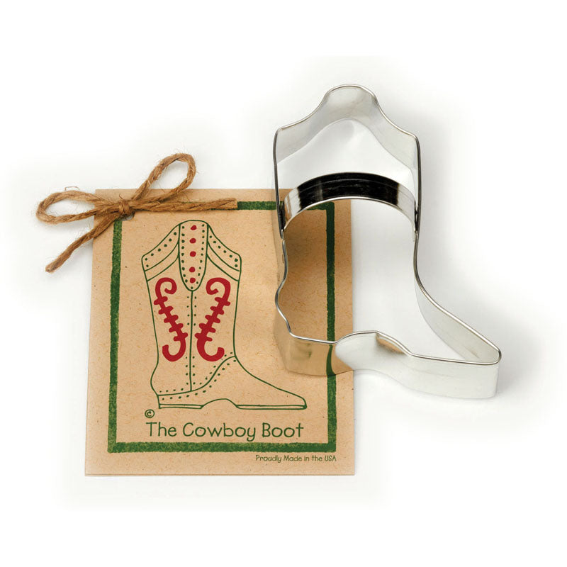Ann Clark Cookie Cutter Cowboy Boot with Recipe Card #1501091