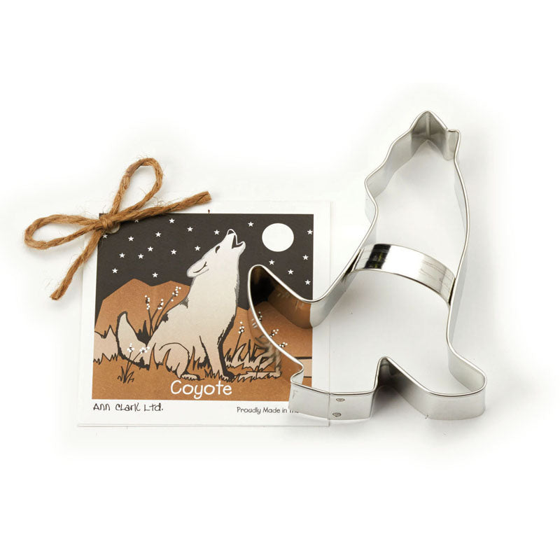 Ann Clark Cookie Cutter Coyote with Recipe Card #1501156