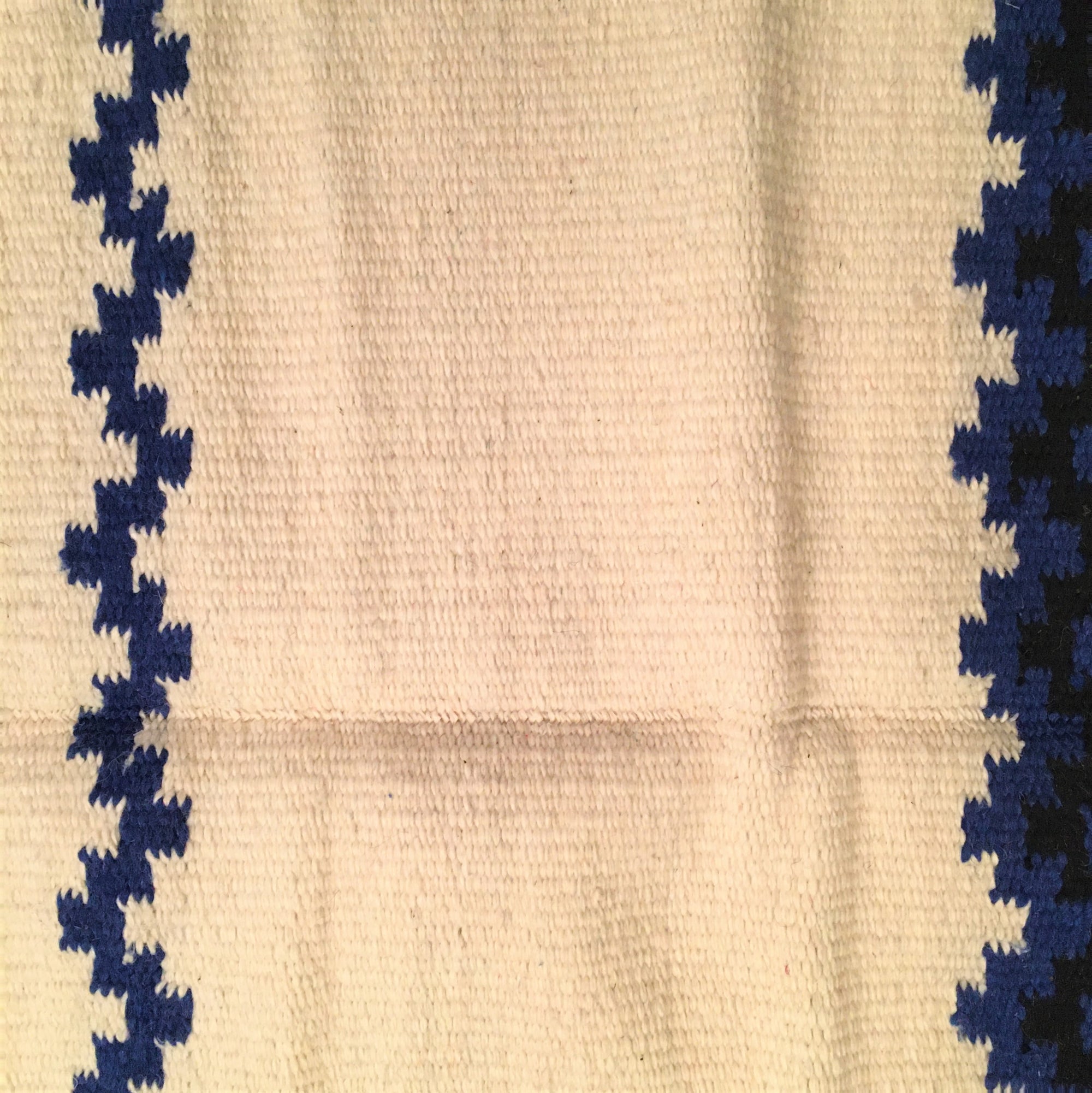 Saddle Blanket Big Country Ivory, Blue, Black