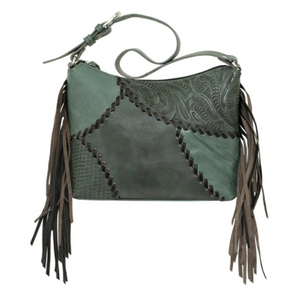 American West Handbag Gypsy Patch Shoulder Turquoise
