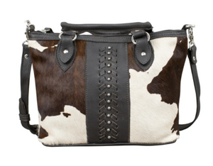 American West Handbag Pendleton Pony Collection: Leather Zip Top Shoulder Satchel