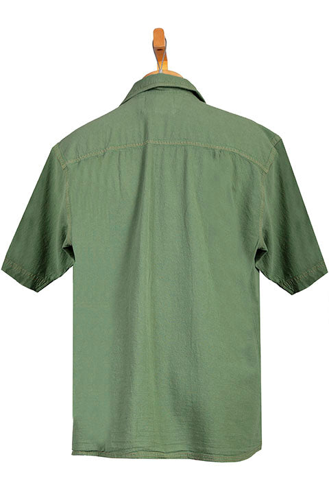 Farthest Point Collection Traveler Short Sleeve Moss Back