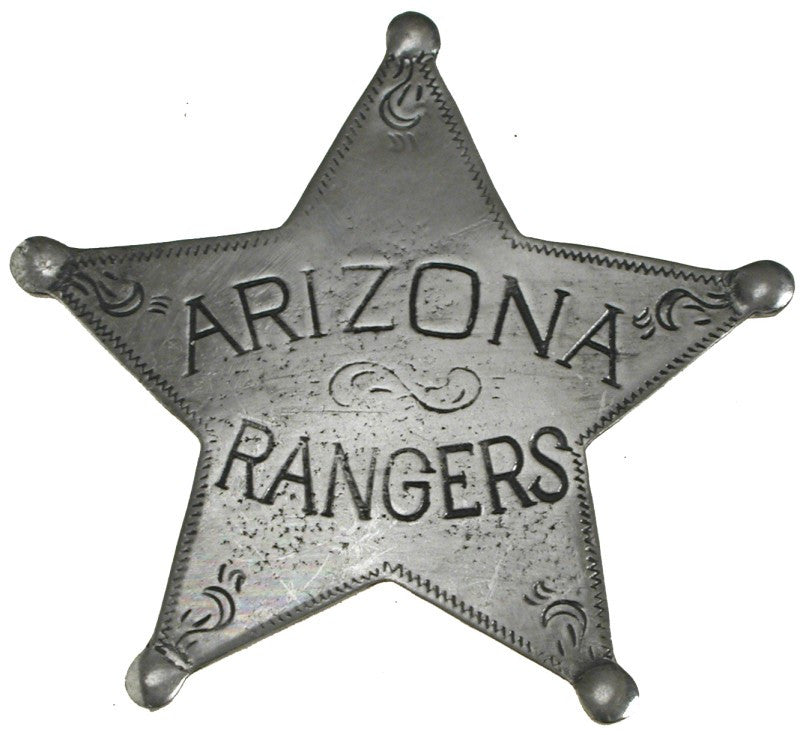 Historic Replica Badge Arizona Rangers 5 Point Star Front