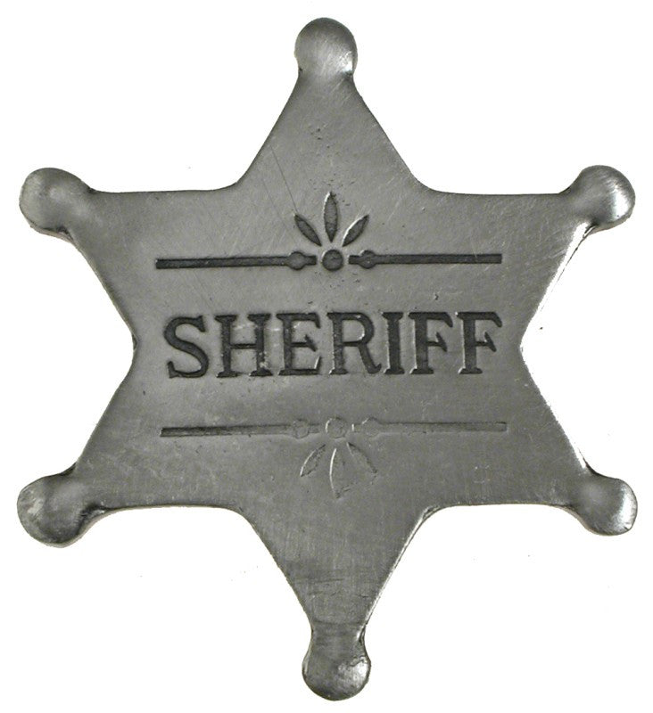 Historic Replica Badge Sheriff Star Front