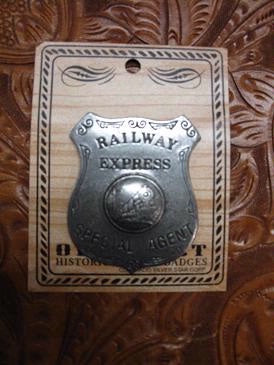 Historic Replica Badge Railway Express Special Agent 
