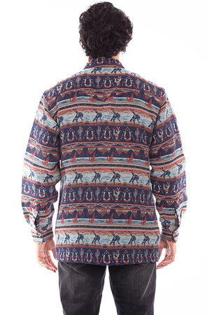 Scully Men's Farthest Point Southwest Shirt Jacket #7195296