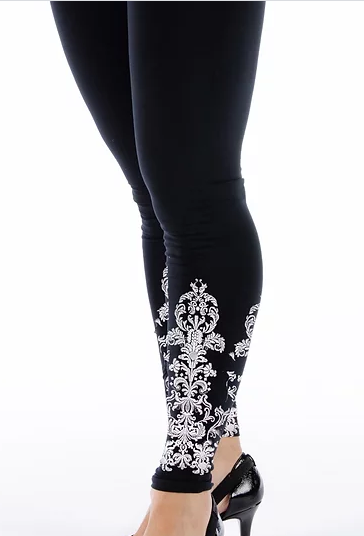 Liberty Wear Ornate Scrolls Leggings #115302