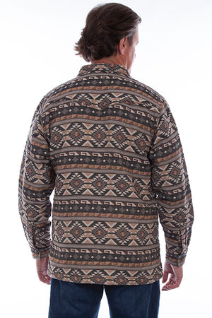 Scully Men's Farthest Point Outdoor Aztec Pattern Shirt Back