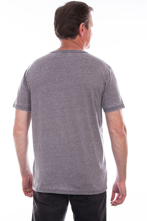 Scully Men's Farthest Point Fitted T-Shirt Charcoal Back