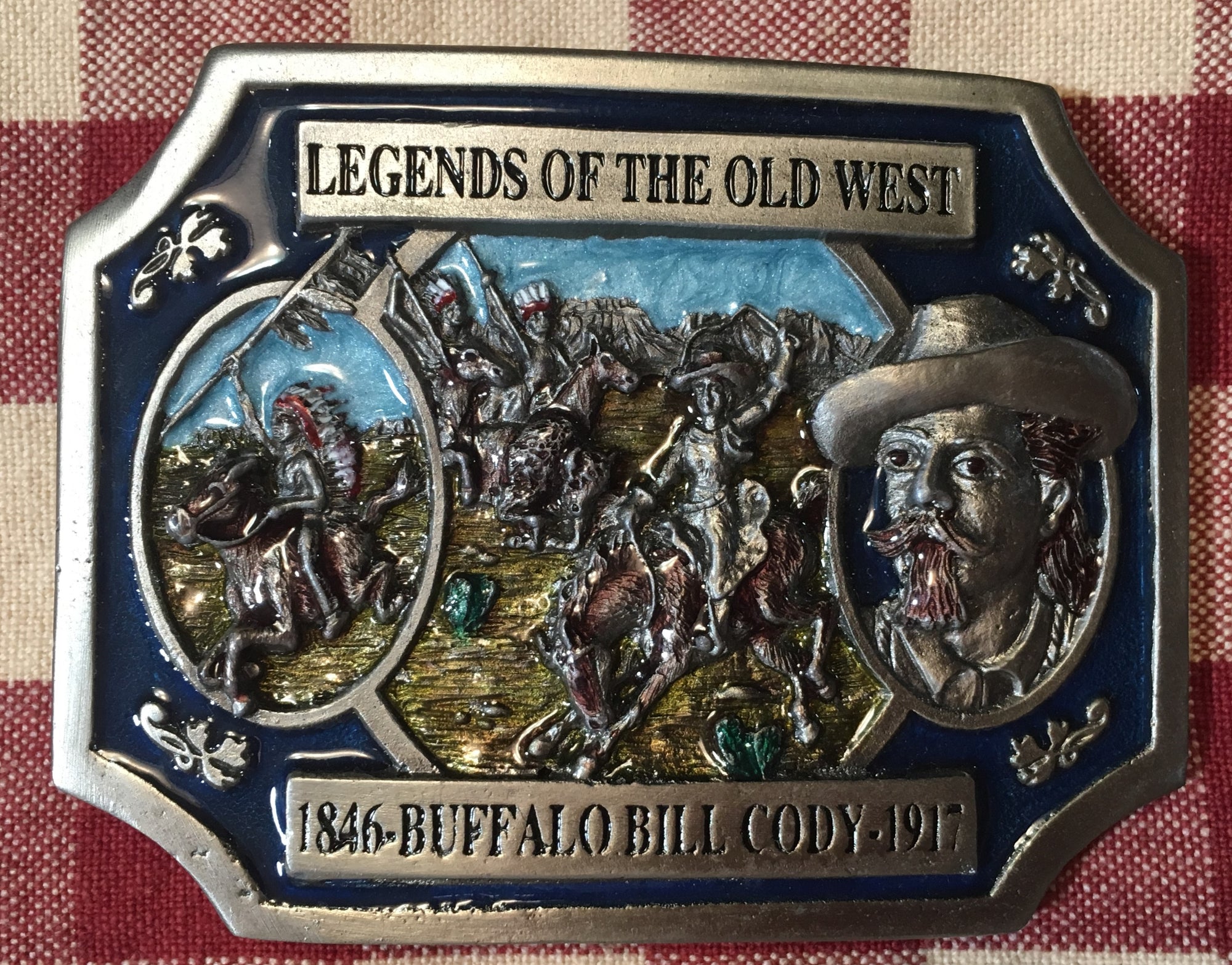 Trophy Buckle Legends of the Old West Buffalo Bill Cody