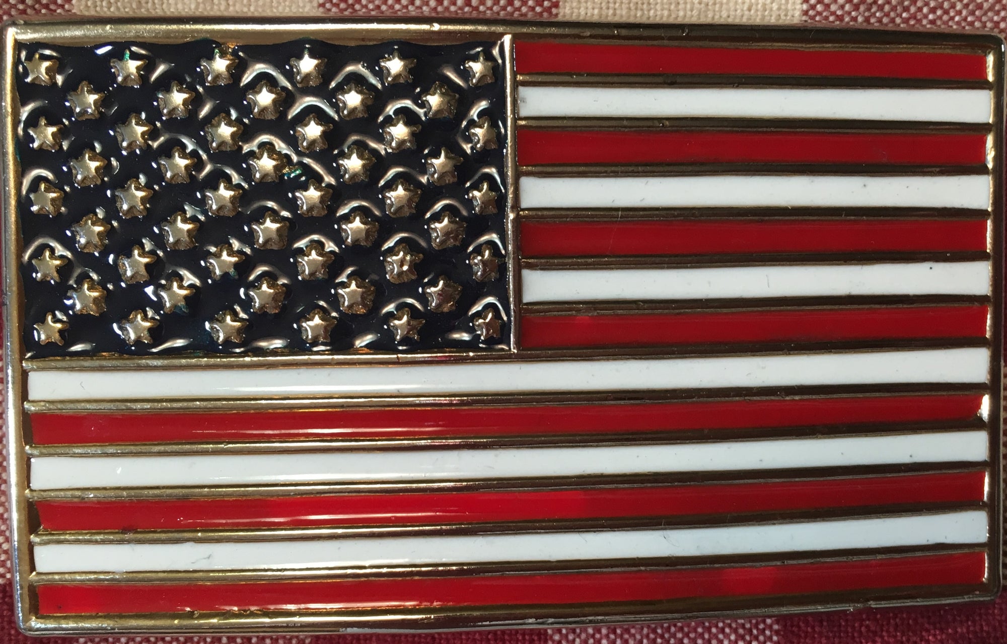 Amreican Flag Trophy Buckle