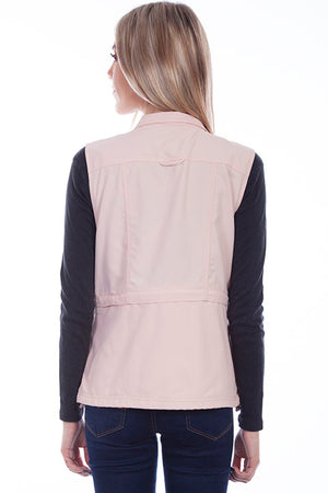 Farthest Point Collection Multi Pocket Ladies' Vest Rose Back #6262