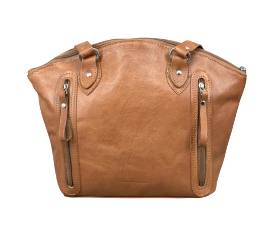 American West Handbag Annie's Secret Zip Top Tote Back