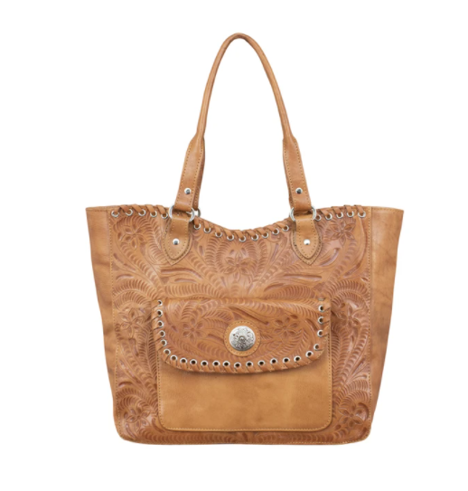 American West Annie's Secret Collection Large Zip Top Tote