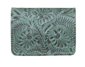 American West Handbag Tri-Fold Wallet Turquoise #6678882