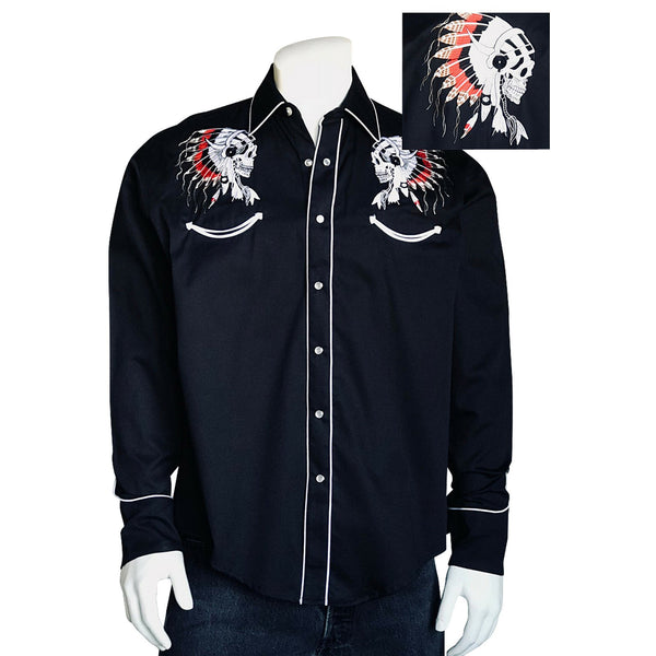 Men's Vintage Western Shirt Collection: Rockmount Embroidered