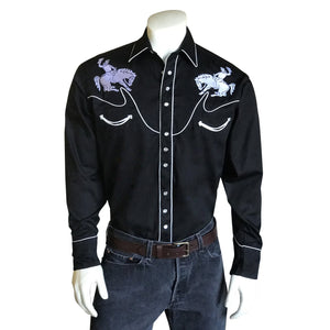 Rockmount Ranch Wear Men's Western Vintage Bucking Bronc Front