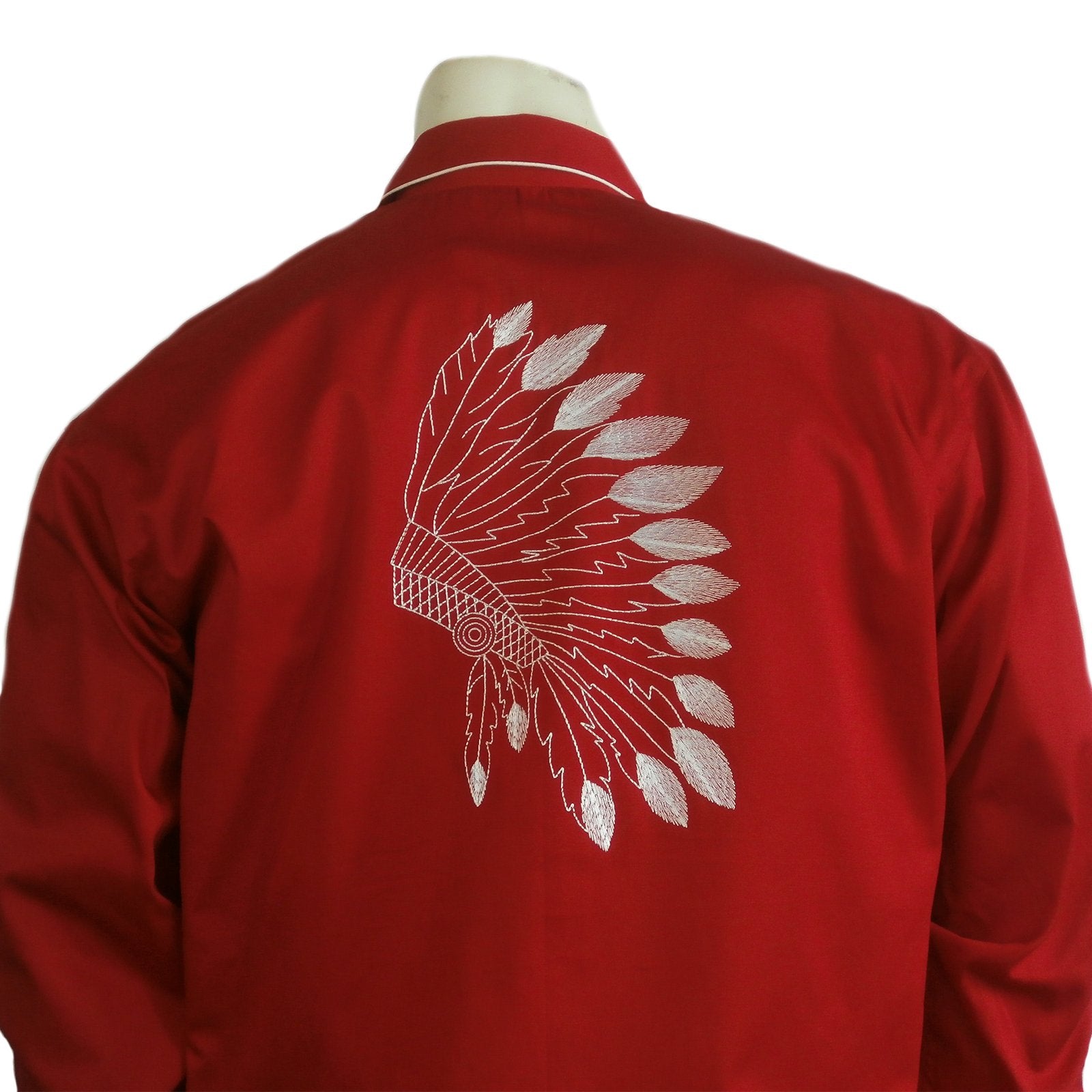 Rockmount Ranch Wear Men's Warbonnet Red