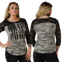Liberty Wear Bleeding Flag Camo Thermal #117030
