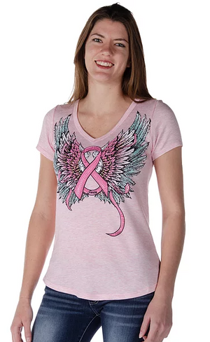 Liberty Wear Fearless Pink Top Front #117049A
