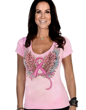 Liberty Wear Fearless Pink Top Front #117049A