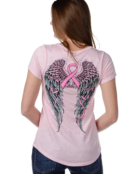 Liberty Wear Fearless Pink Top Front #117049A