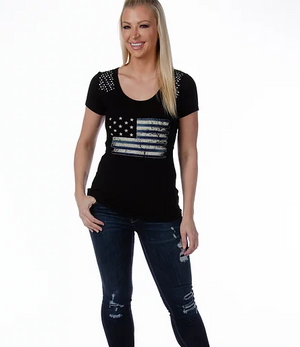 Liberty Wear Flag Top Liberty Tee Front #117129