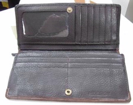 Scully Leather Clutch Interior #719799