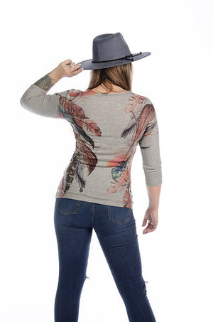 Liberty Wear Ladies' Top Quail Back #117278