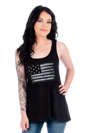 Liberty Wear Ladies' Liberty Tank #117559 Front