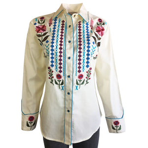 Rockmount Ranch Wear Ladies' Boho Cascading Embroidery Front