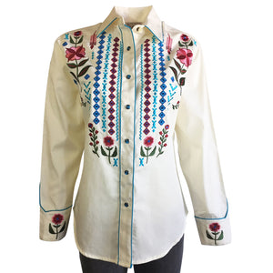 Roclmount Ranch Wear Ladies' Boho Cascading Embroidery Front