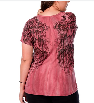 Liberty Wear Ladies' Top Rise Above #7726 Back