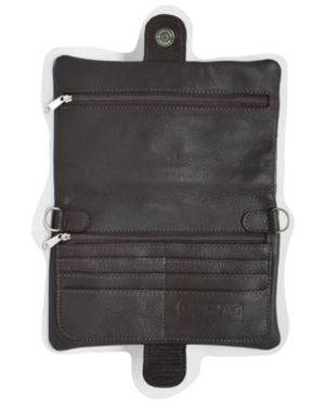 American West Grab and Go Foldover Crossbody Interior