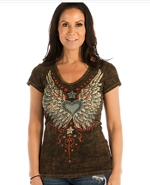 Liberty Wear Collection Tops: Vintage Stars & Wings