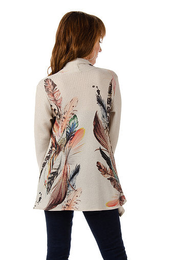 Liberty Wear Plume Cardigan Front