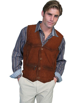 Scully Men's Buffed Lamb Vest Front