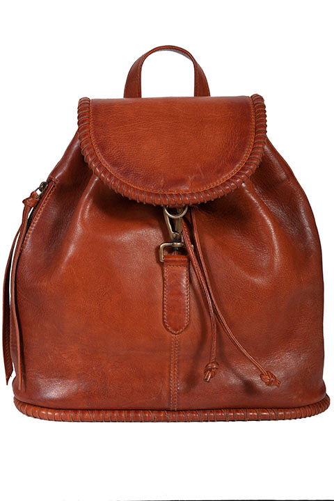 Scully Leather Co. Leather Backpack Front