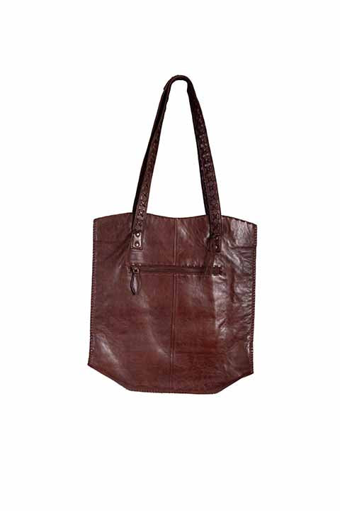 Scully Soft Leather Shoulder Bag Brown Front