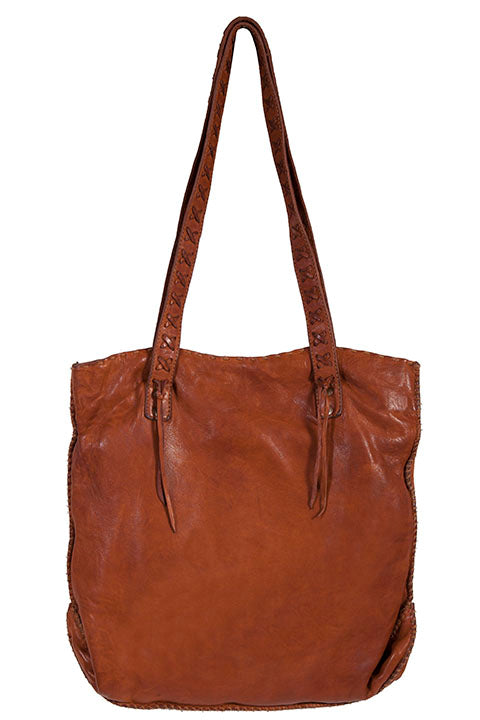 Scully Soft Leather Shoulder Bag Brown Front