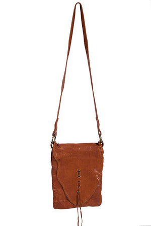 Scully Shoulder Crossbody Handbag with Natural Flap Front