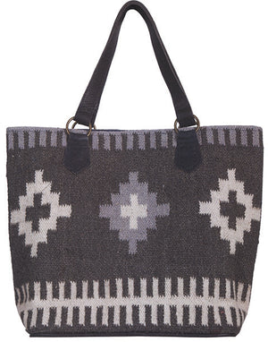 Scully Aztec Print Woven Tote Back