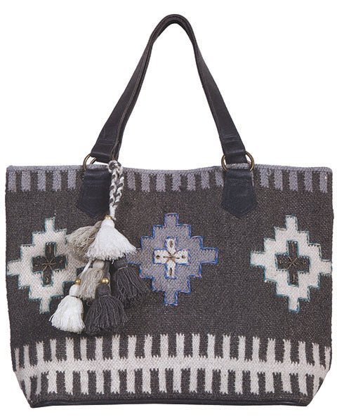 Scully Aztec Print Woven Tote Front