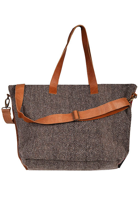 Scully Textile Wool Serape Print Handbag Front