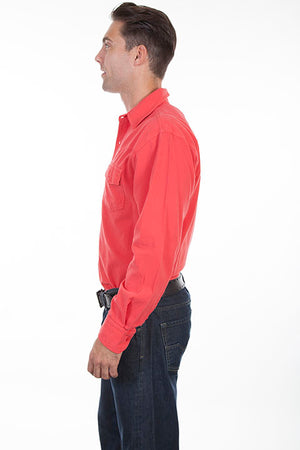 Cantina Collection for Men Cayenne Western Yoke Button Shirt Side