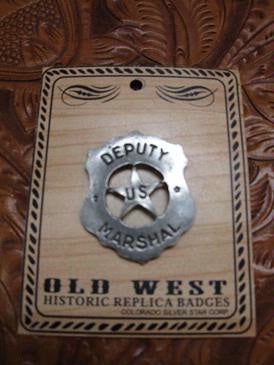 Historic Replica Badge Deputy US Marshal Shield Front