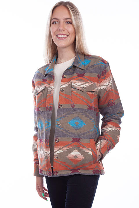 Scully Ladies' Honey Creek Western Shirt Jacket Front