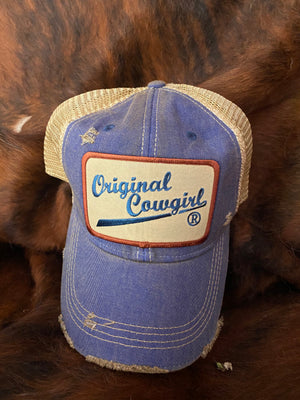 Original Cowgirl Clothing Logo Cap Blue
